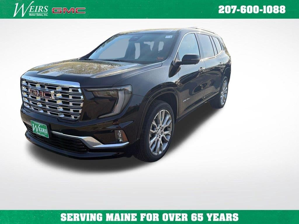 2026 GMC Acadia Denali in Ebony Twilight Metallic — front three-quarter view