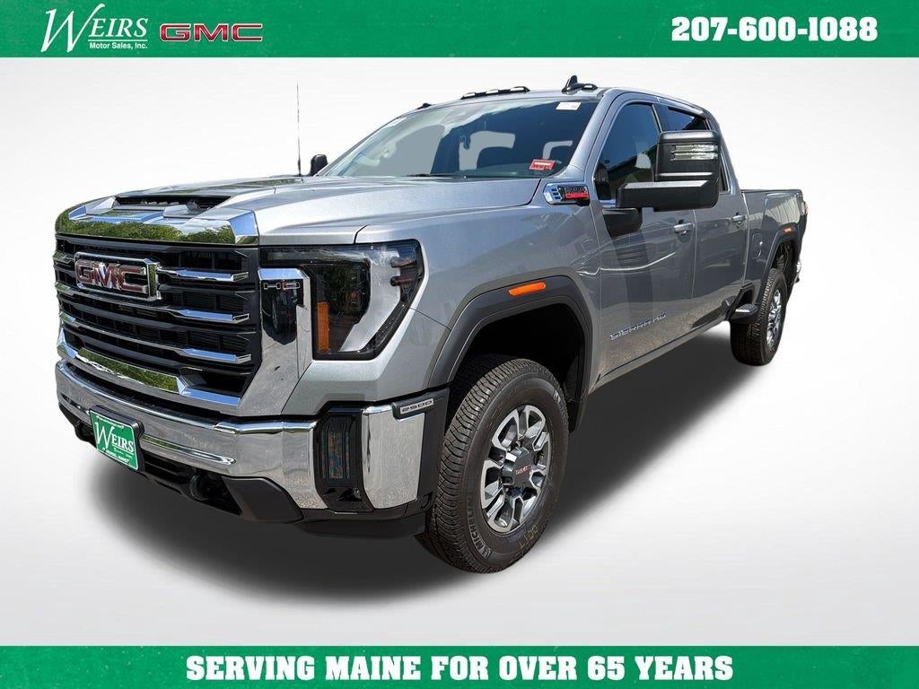 2026 GMC Sierra 2500 HD SLE in Sterling Metallic — front three-quarter view