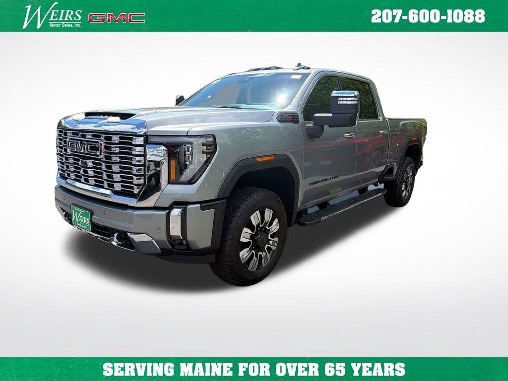 2026 GMC Sierra 2500 HD Denali in Sterling Metallic — front three-quarter view