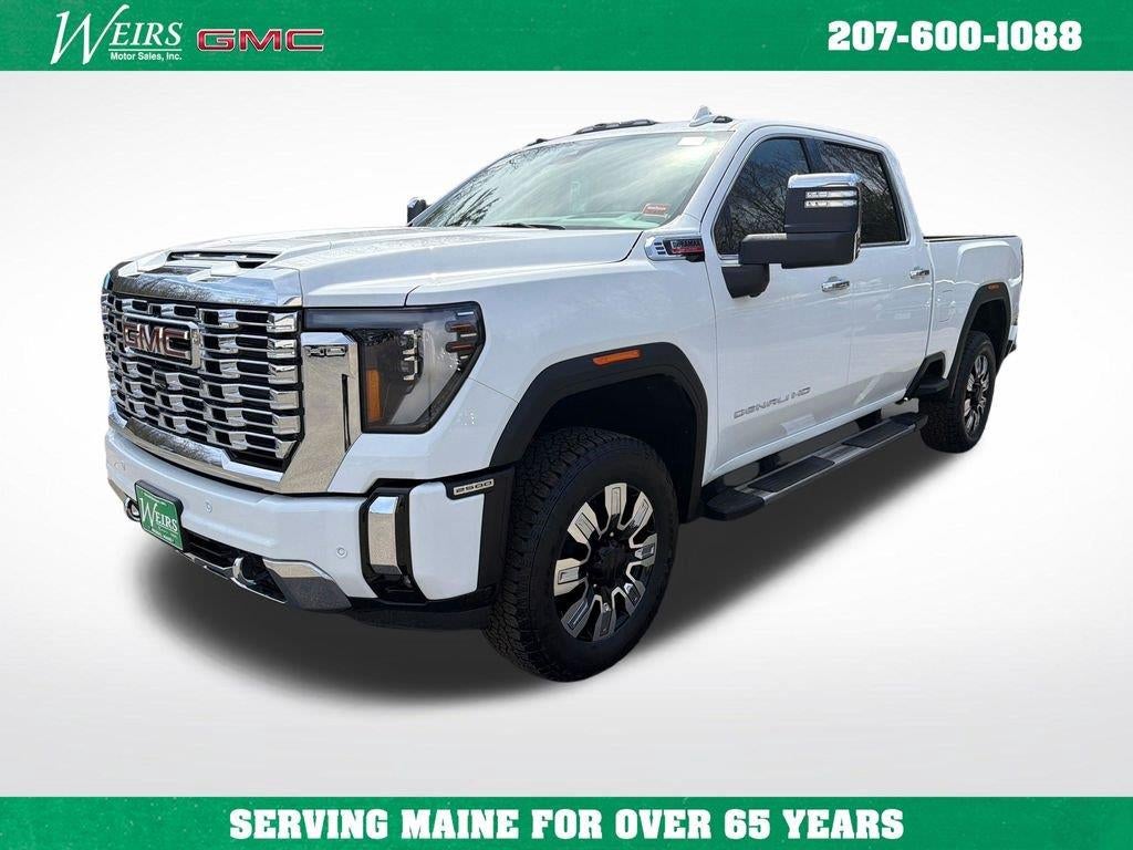 2026 GMC Sierra 2500 HD Denali in Summit White — front three-quarter view