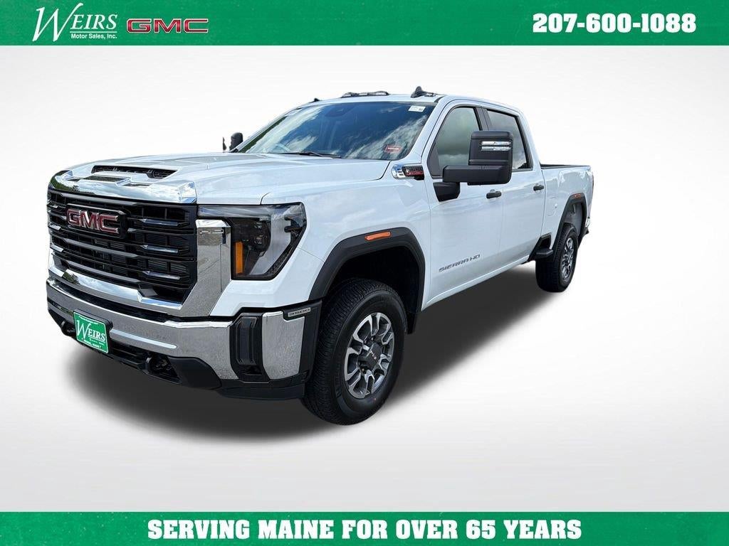 2026 GMC Sierra 3500 HD Pro in Summit White — front three-quarter view