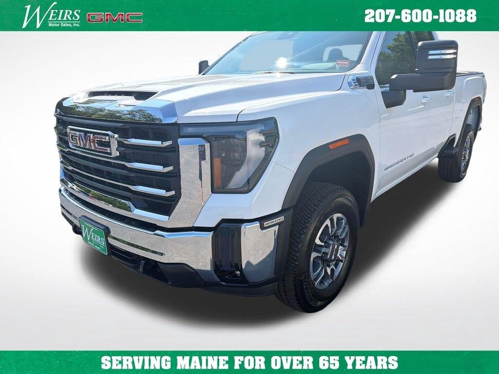 2026 GMC Sierra 2500 HD SLE in Summit White — front three-quarter view