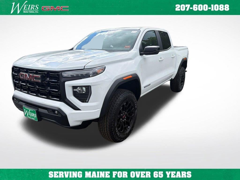 2026 GMC Canyon Elevation in Summit White — front three-quarter view