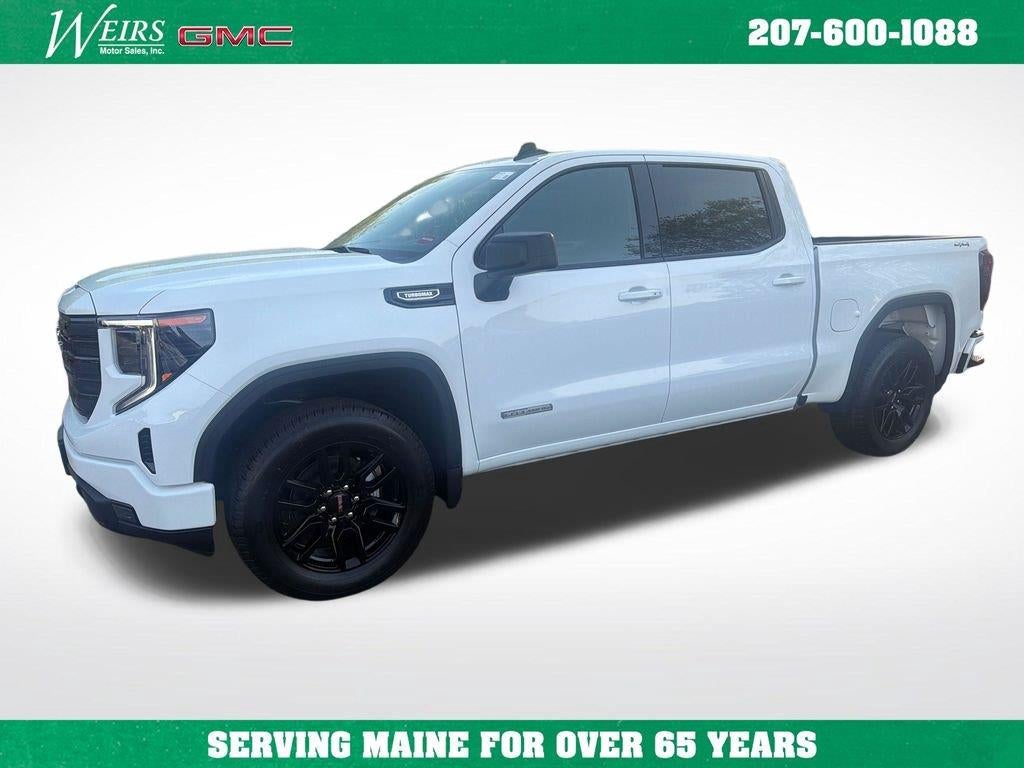 2026 GMC Sierra 1500 Elevation in Summit White — front three-quarter view