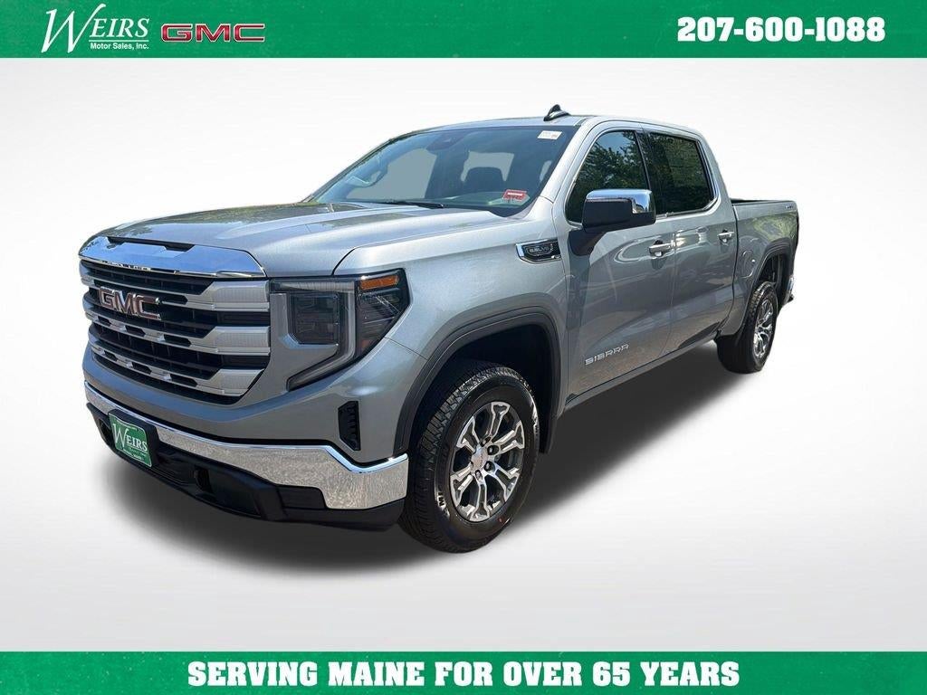 2026 GMC Sierra 1500 SLE in Sterling Metallic — front three-quarter view