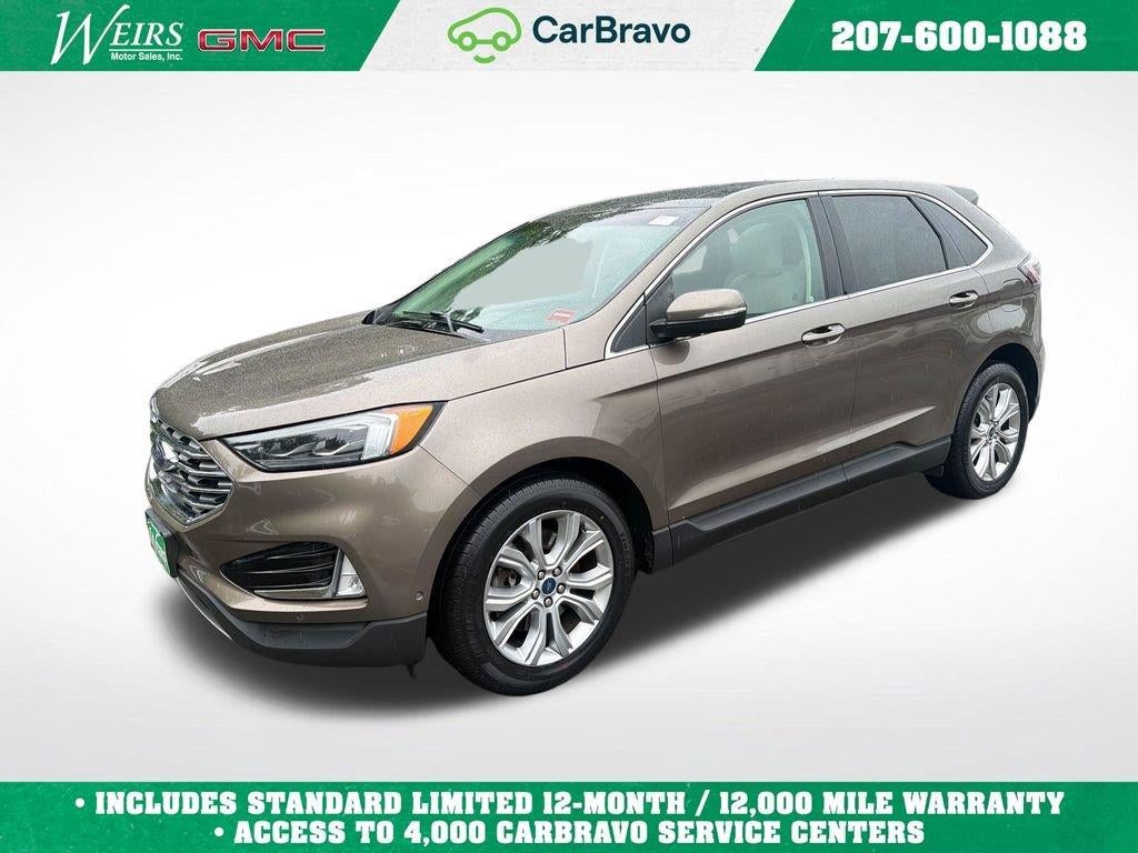 2019 Ford Edge Titanium in Other — front three-quarter view