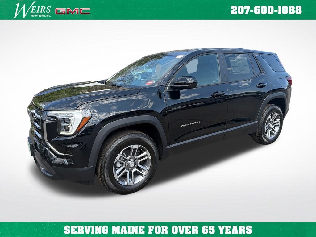 2026 GMC Terrain Elevation in Ebony Twilight Metallic — front three-quarter view