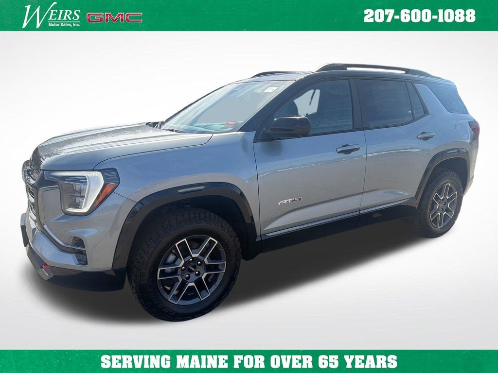 2026 GMC Terrain AT4 in Sterling Metallic — front three-quarter view