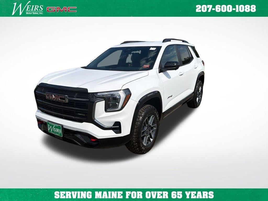 2026 GMC Terrain AT4 in Summit White — front three-quarter view