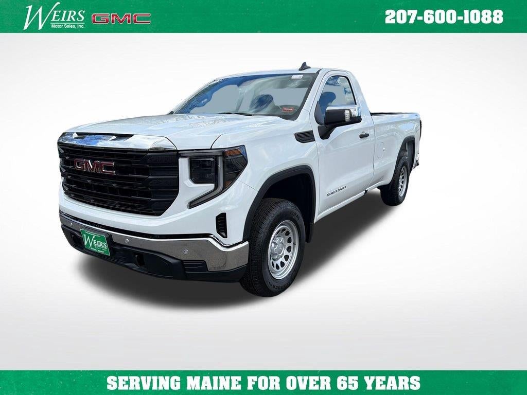 2026 GMC Sierra 1500 Pro in Summit White — front three-quarter view