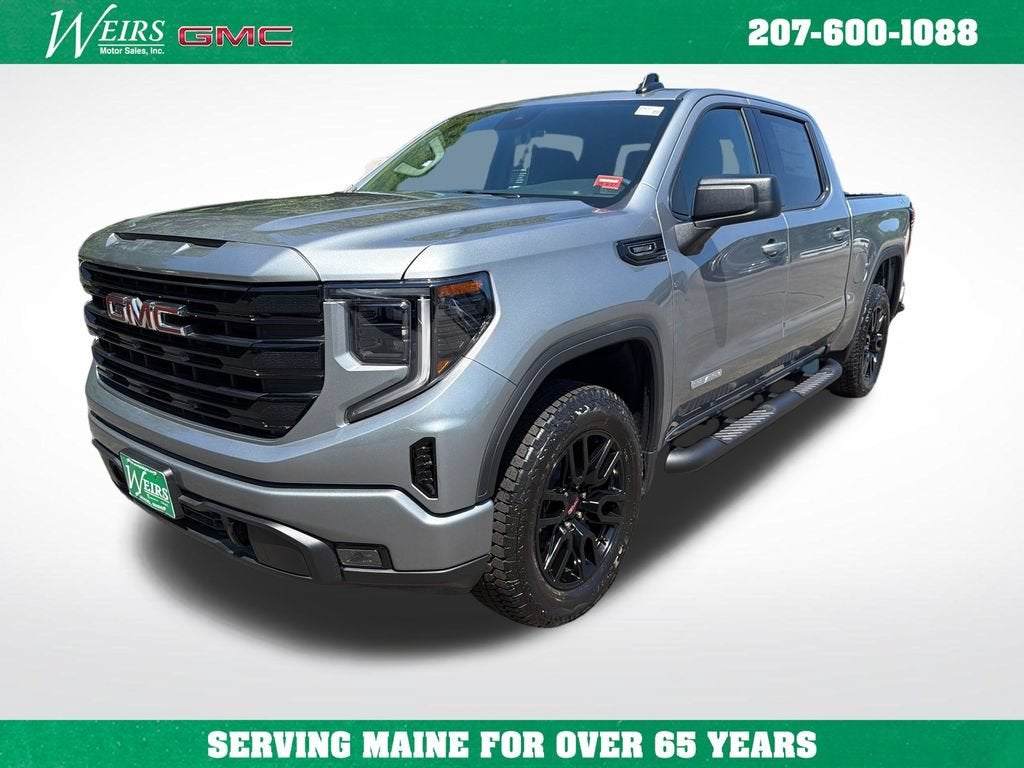 2026 GMC Sierra 1500 Elevation in Sterling Metallic — front three-quarter view
