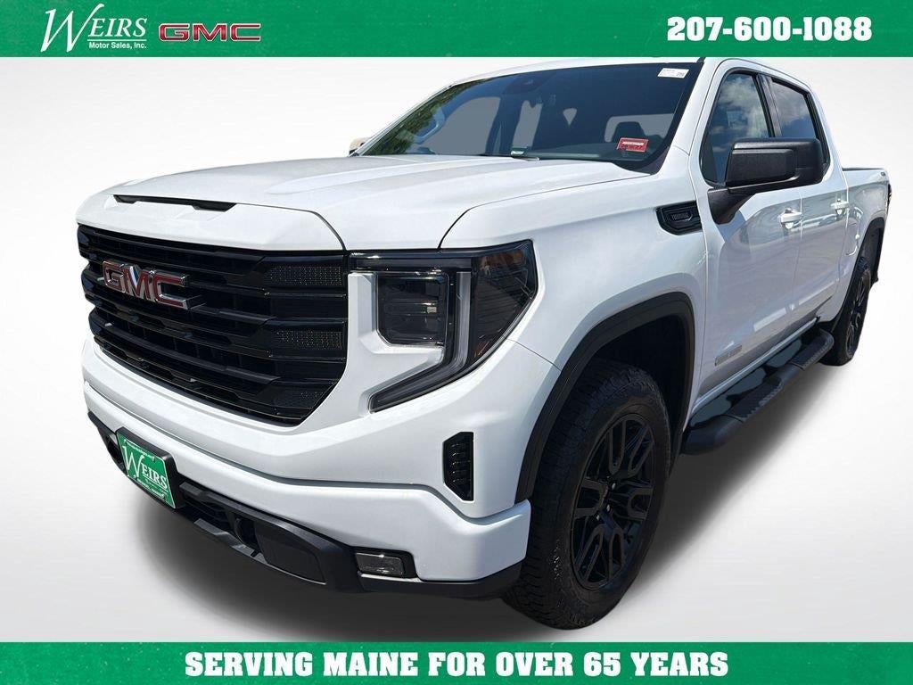 2026 GMC Sierra 1500 Elevation in Summit White — front three-quarter view