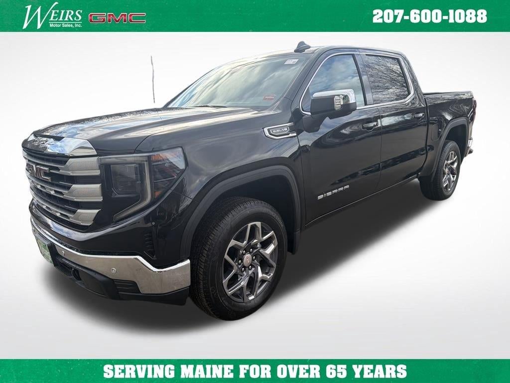 2026 GMC Sierra 1500 SLE in Onyx Black — front three-quarter view