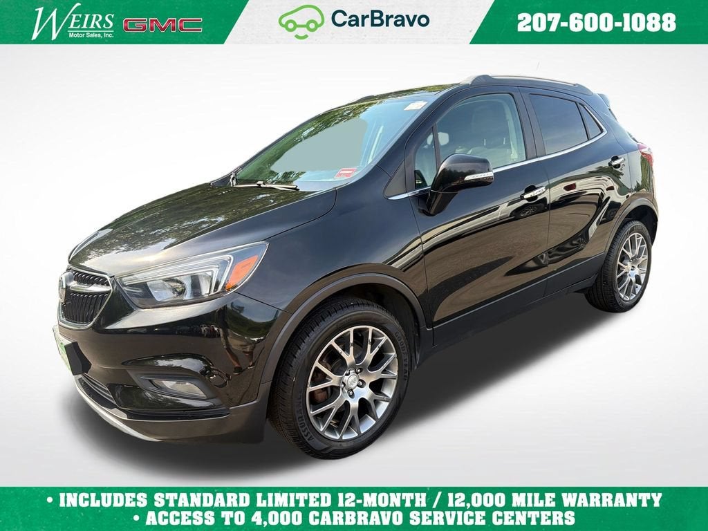 2017 Buick Encore Sport Touring in Includes (Cm5) Black Carbon Metallic Lower Exterior Accent Color, Paint Code W700s.) — front...